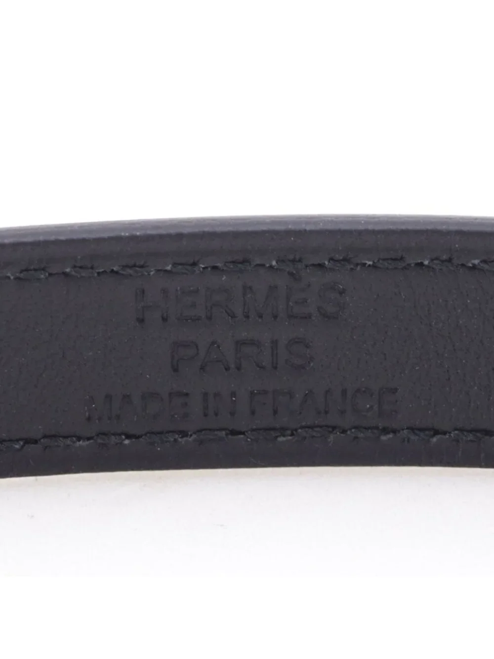 Hermes Kelly Bracelet Double Tour Monochrome Chevre Black